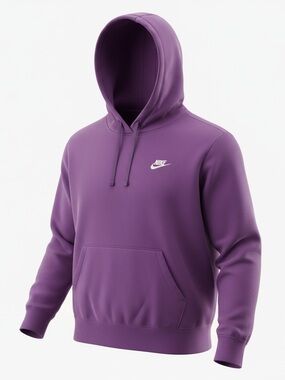 Nike Sportswear Club Fleece Pullover Hoodie Women’s Plus Size 2x Purple